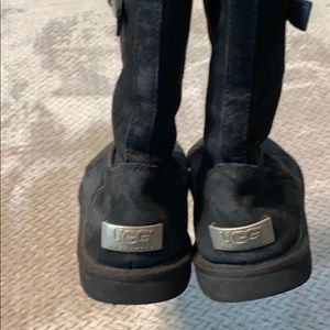 Black Ugg boots.  Size 9